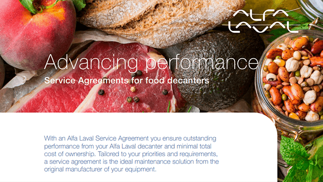 Decanter service agreement food brochure 640x360