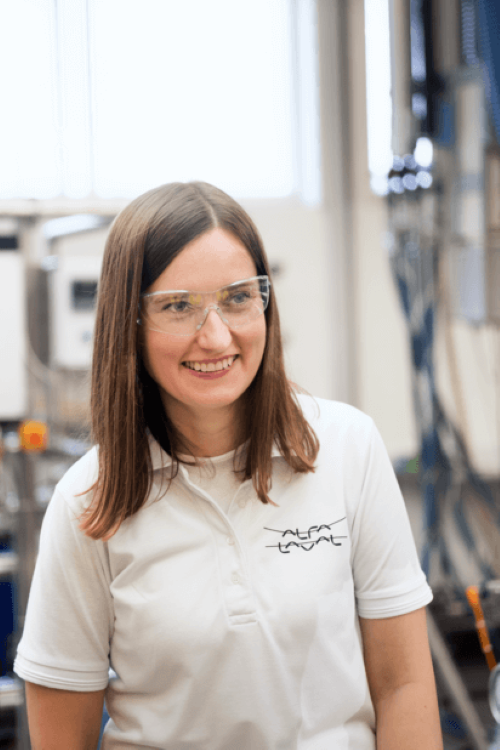 Young female spiral membrane filtration