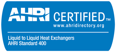 D&eacute;tails sur la certification de performance ind&eacute;pendante AHRI pour &eacute;changeurs thermiques